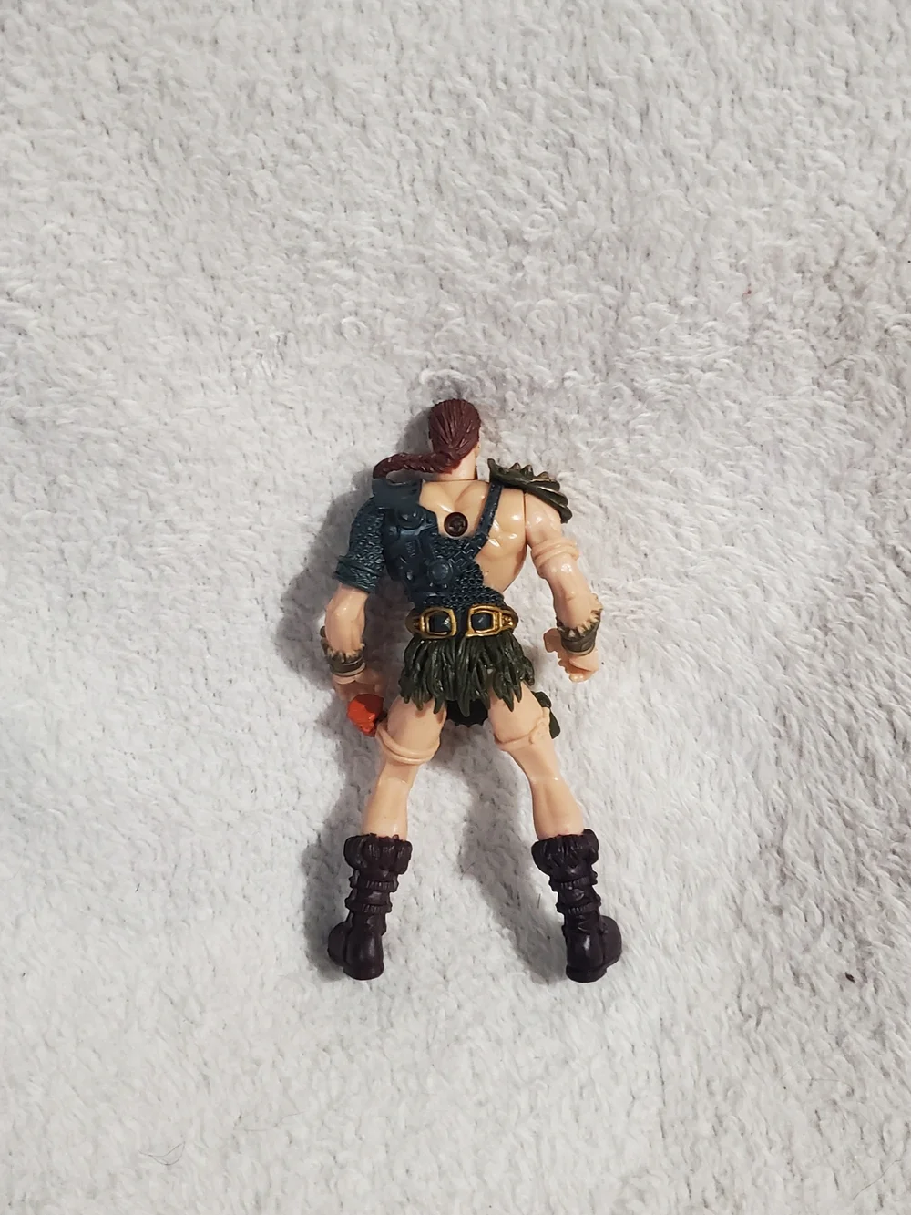 Chap Mei Warrior Action Figure - Green, Gold, Brown